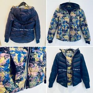 Ivivva girl winter double sides reversible jacket Size 12